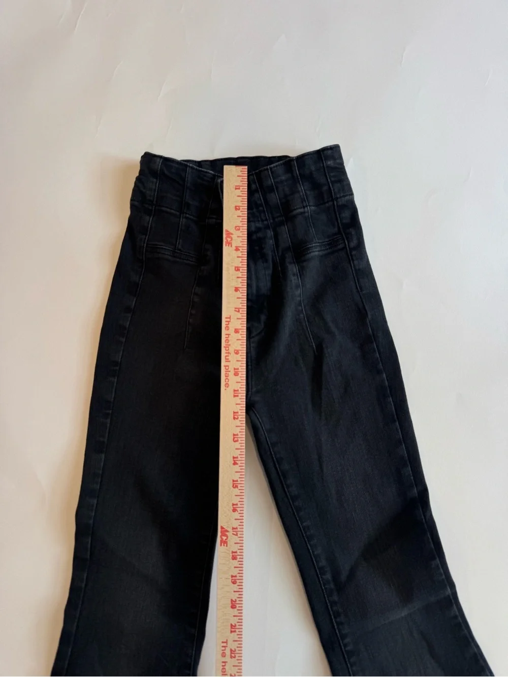 Free People Black Flare Jeans